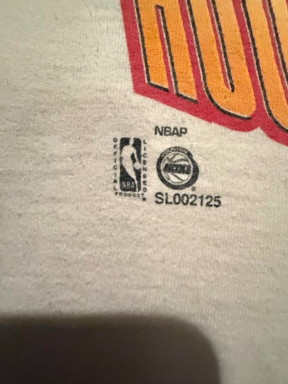 Houston Rockets Retro Graphic Tee - Cream - Picture 4 of 8